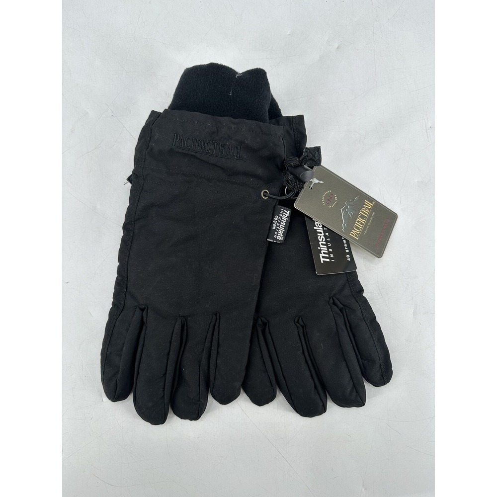 PACIFIC TRAIL MEN'S GLOVES SZ L/XL  THINSULATE INSULATION‎  Black